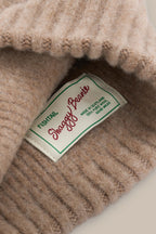 Fishtail Shaggy Beanie - Camel