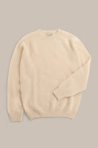 Fishtail Shaggy Jumper - Ecru