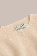 Fishtail Shaggy Jumper - Ecru