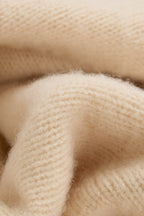 Fishtail Shaggy Jumper - Ecru