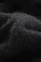 Fishtail Shaggy Jumper - Black