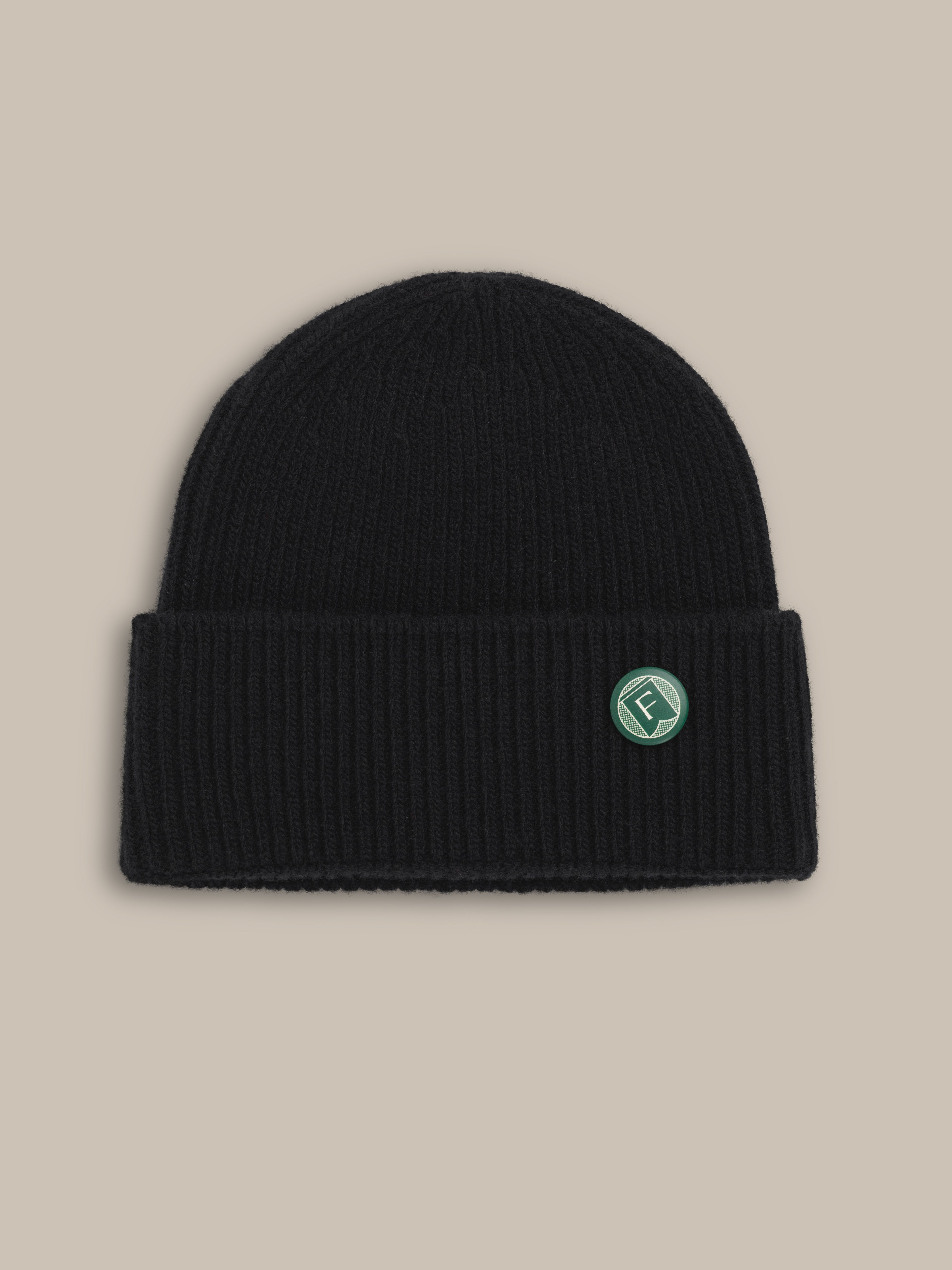 Fishtail Marina Beanie - Black