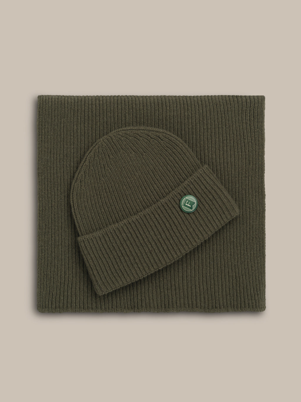 Fishtail Marina Beanie - Olive