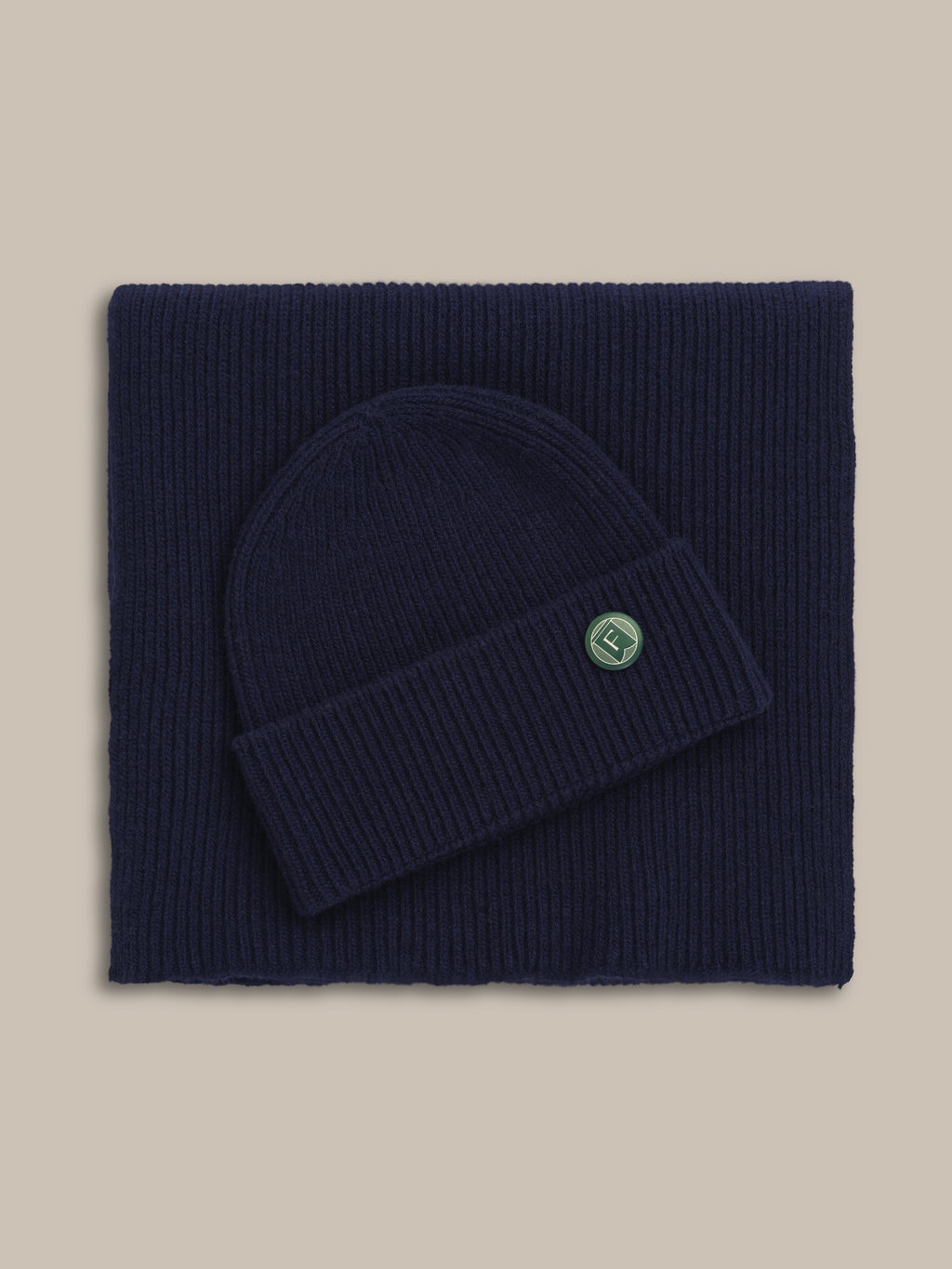 Fishtail Marina Beanie - Navy