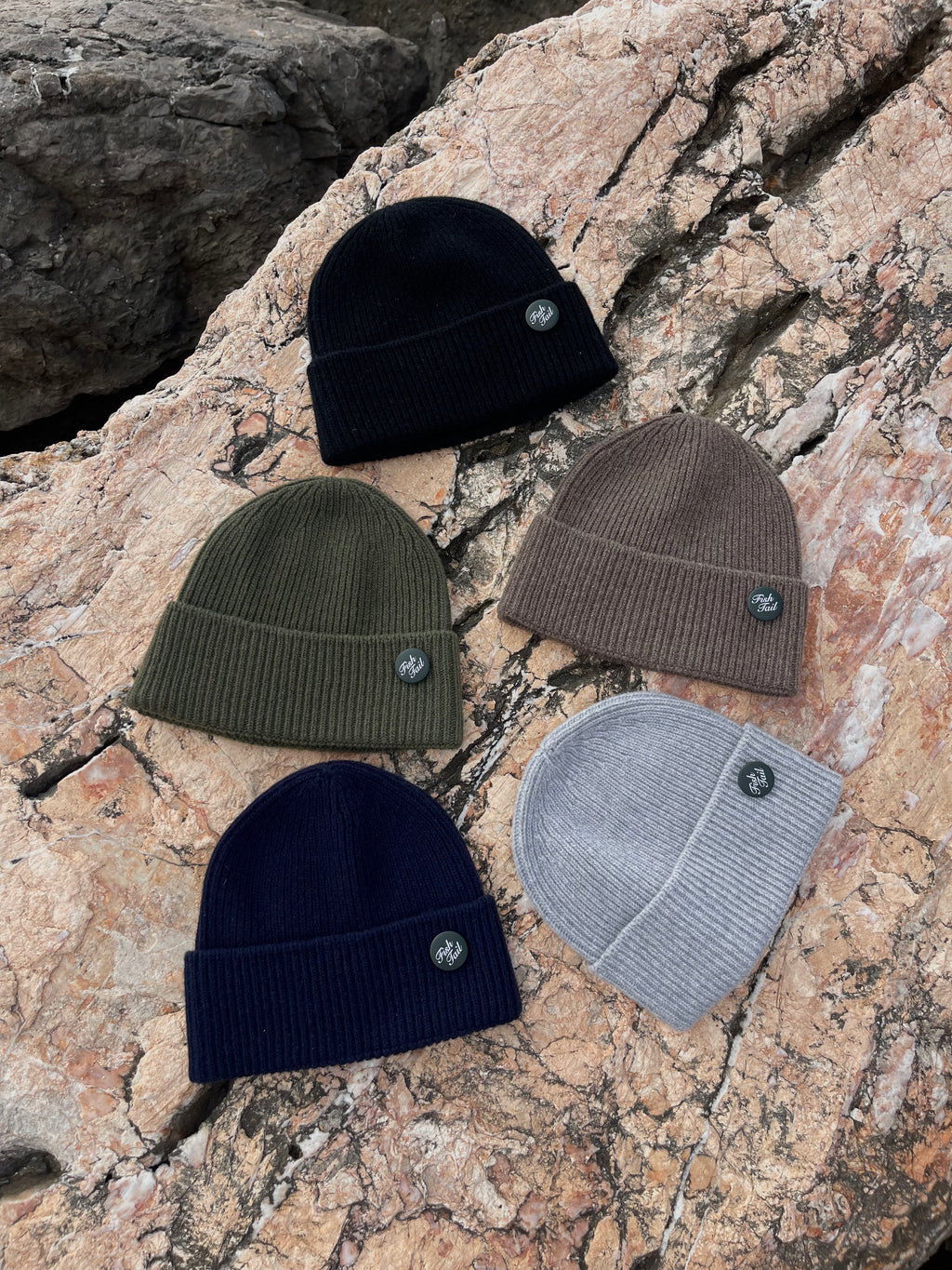 Fishtail Marina Beanie - Stone