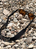 Fishtail black eyewear retainer