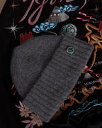 Fishtail Shaggy Beanie - Grey
