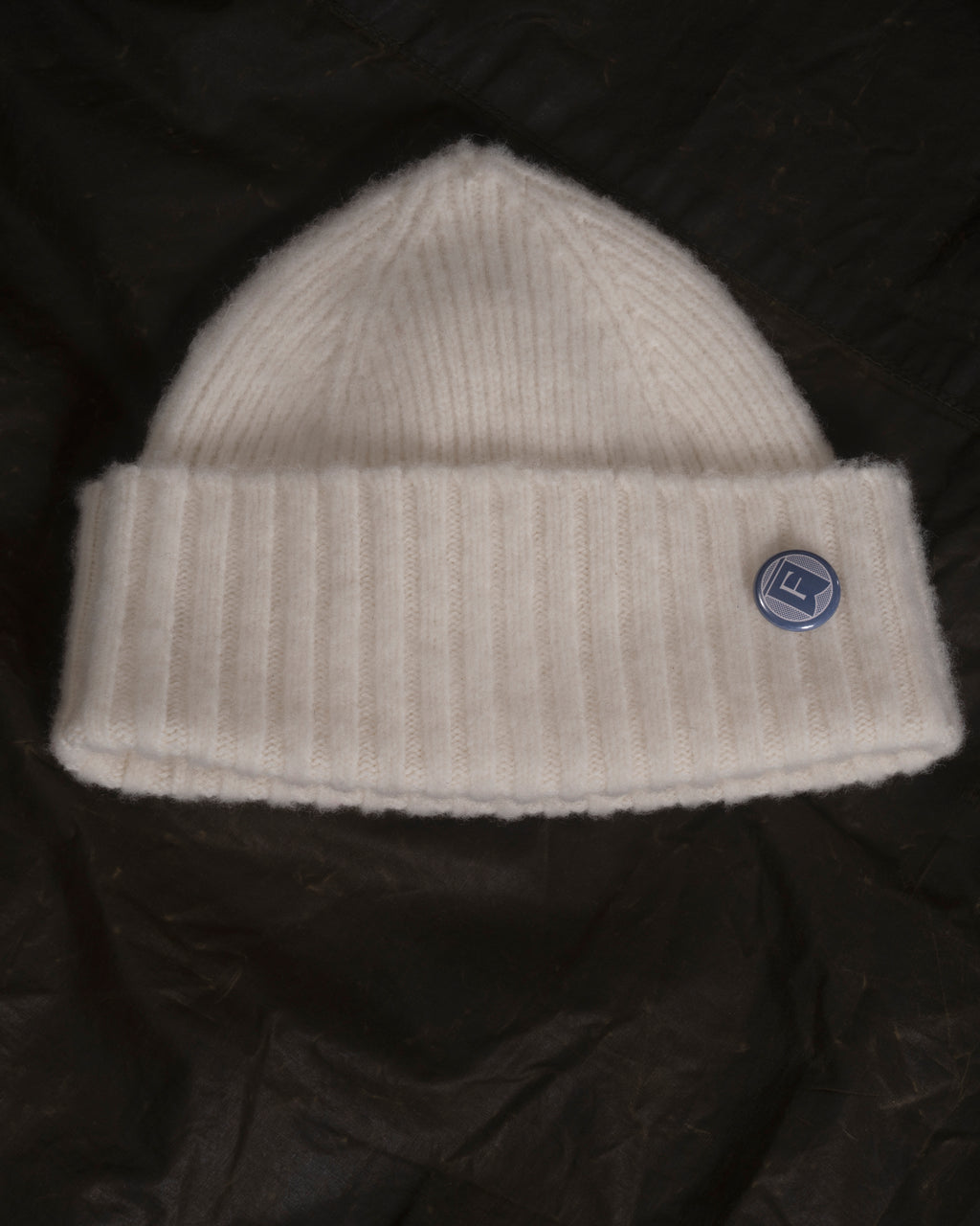 Fishtail Shaggy Beanie - Ecru