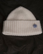 Fishtail Shaggy Beanie - Ecru