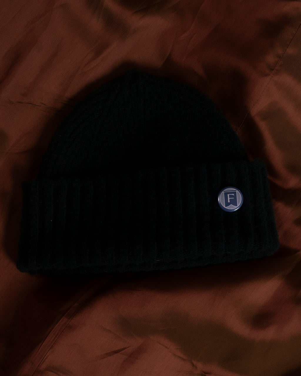 Fishtail Shaggy Beanie - Black
