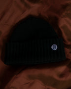 Fishtail Shaggy Beanie - Black