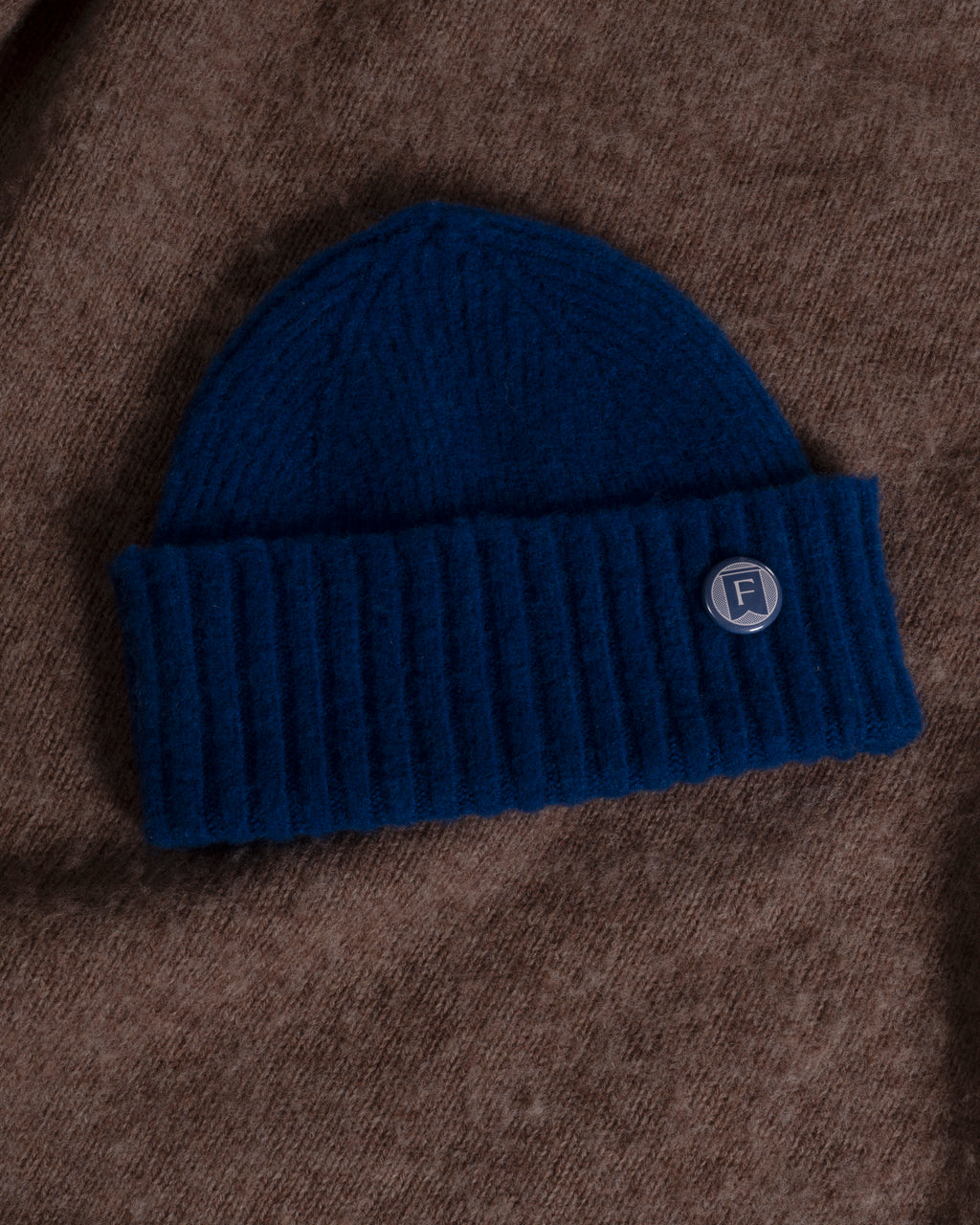 Fishtail Shaggy Beanie - Blue