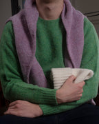 Fishtail Shaggy Jumper - Mint