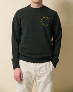 Fishtail cashmere and fine merino wool jumper - Green