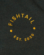 Fishtail cashmere and fine merino wool blend cardigan - Green