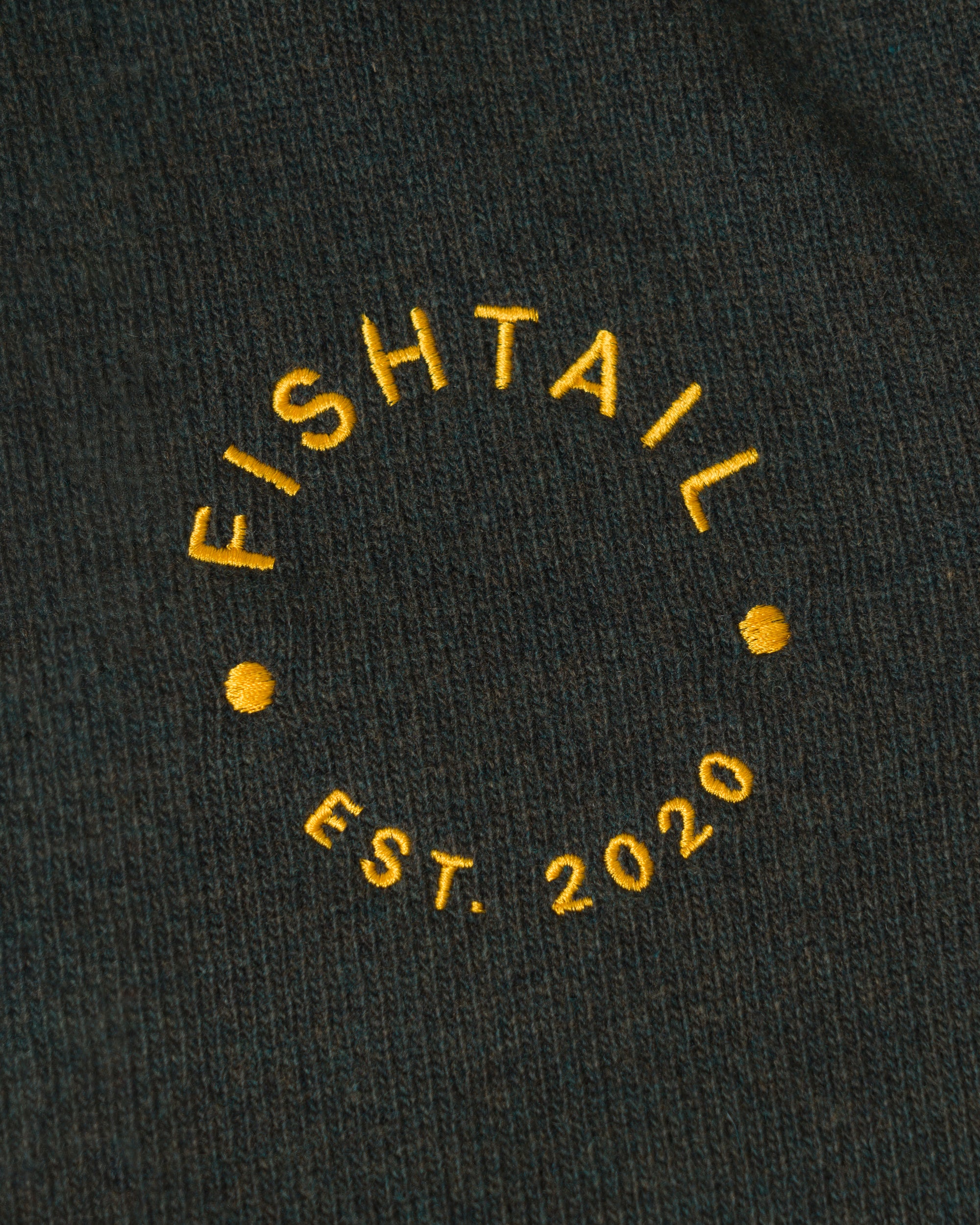 Fishtail cashmere and fine merino wool jumper - Green